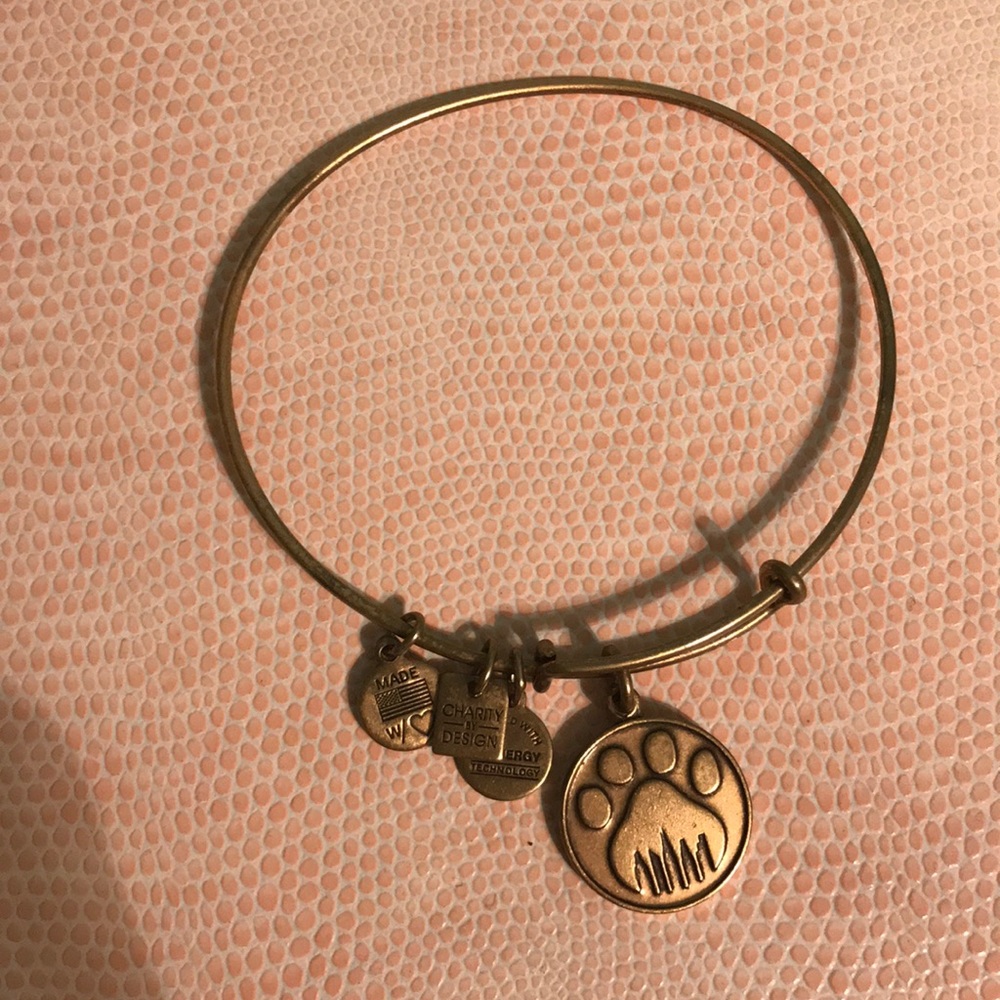 Alex and Ani Dog Paw bangle